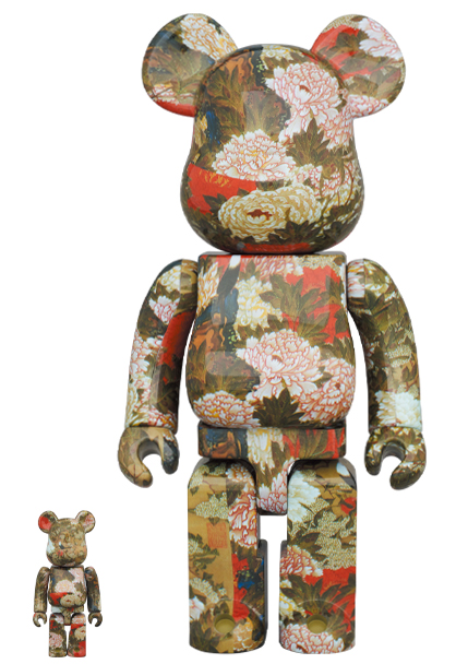 BE@RBRICK 伊藤若冲「群鶏図」 100% ＆ 400%