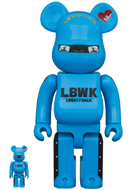 おもちゃ/ぬいぐるみBE@RBRICK LBWK ベアブリック リバZ君 100%+400%