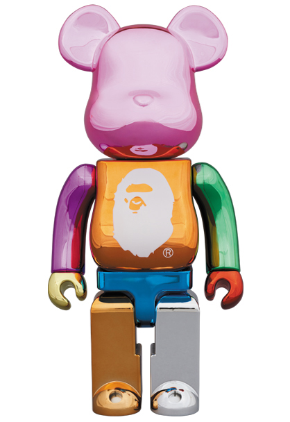 MEDICOM TOY - A BATHING APE(R) 25th ANNIV. MULTI COLOR BE@RBRICK 400％