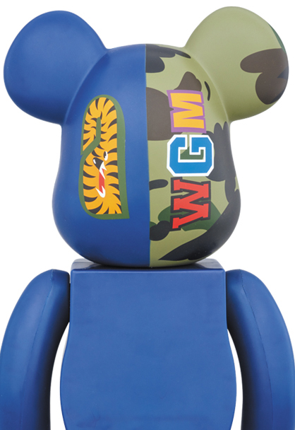 MEDICOM TOY - 1st CAMO SHARK BE@RBRICK 400％