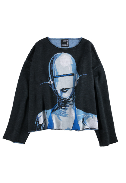 MEDICOM TOY - KNIT GANG COUNCIL CREW NECK SWEATER 