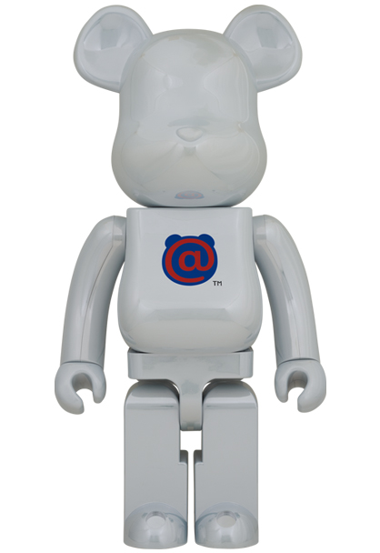 BE@RBRICK B@BY BLACK & WHITE CHROME