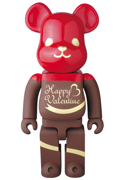 Medicom Be@rbrick 2017 Love & Happy Valentine 400% Chocolate Framboise Bearbrick