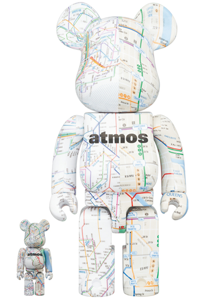 MEDICOM TOY - BE@RBRICK atmos SUBWAY 100％ & 400％