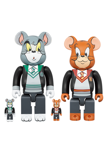 MEDICOM TOY - BE@RBRICK TOM AND JERRY in Hogwarts House Robes 100 ...