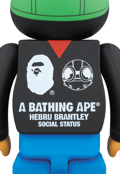 MEDICOM TOY - A BATHING APE(R) × HEBRU BRANTLEY × SOCIAL STATUS BE