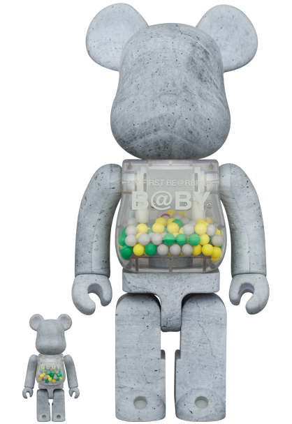 MY FIRST BE@RBRICK B@BY CONCRETE 100&400