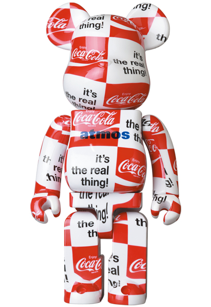 MEDICOM TOY - BE@RBRICK atmos × Coca-Cola 1000％ CHECKERBOARD