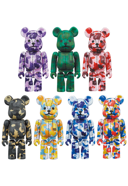 MEDICOM TOY - A BATHING APE(R) 28TH ANNIVERSARY BE@RBRICK BAPE CAMO #4