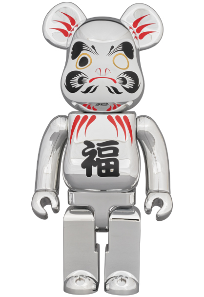 BE@RBRICK 達磨 合格 銀メッキ 100%と400％その他 - その他