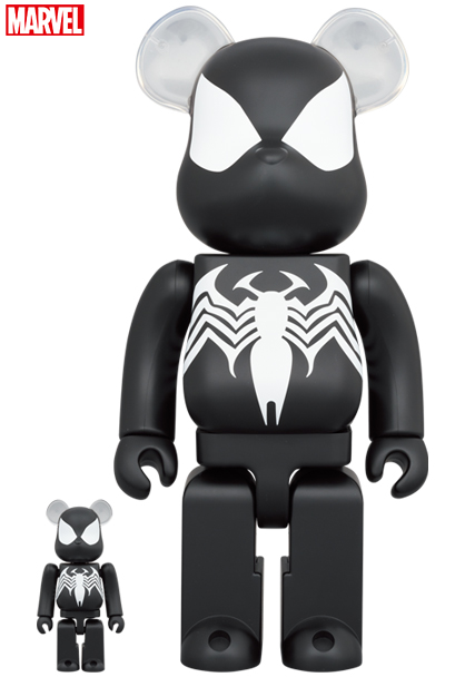 BE@RBRICK SPIDER-MAN BLACK 100％  400％