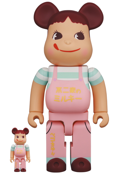 BE@RBRICK ファミリータウン　ペコちゃん　100%&400%