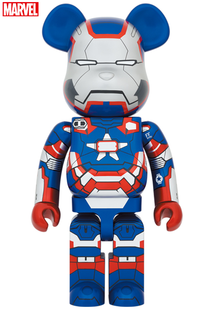 MEDICOM TOY - BE@RBRICK IRON PATRIOT 1000％