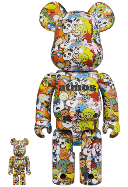 BE@RBRICK atmos EMOJI 100％ & 400％ ベアブリック www ...