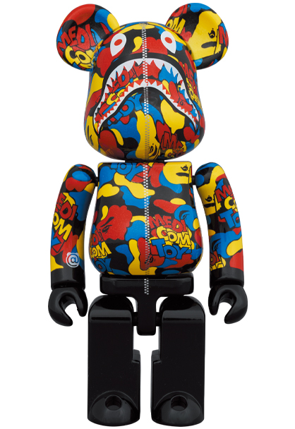 超合金 BE@RBRICK BAPE(R) CAMO SHARK PINK