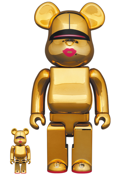 BE@RBRICK SORAYAMA 2G GOLD Ver 100％ 400％