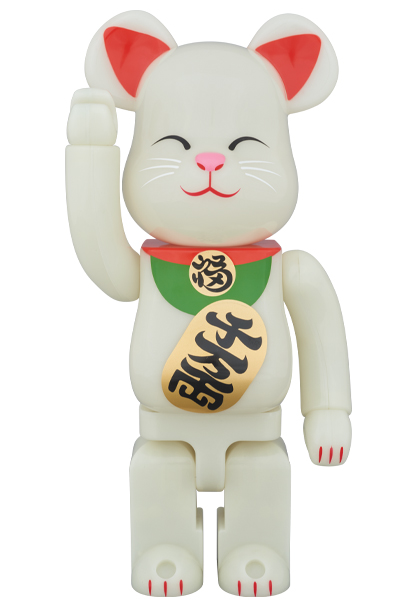 BE@RBRICK 招き猫 福入 蓄光 400％