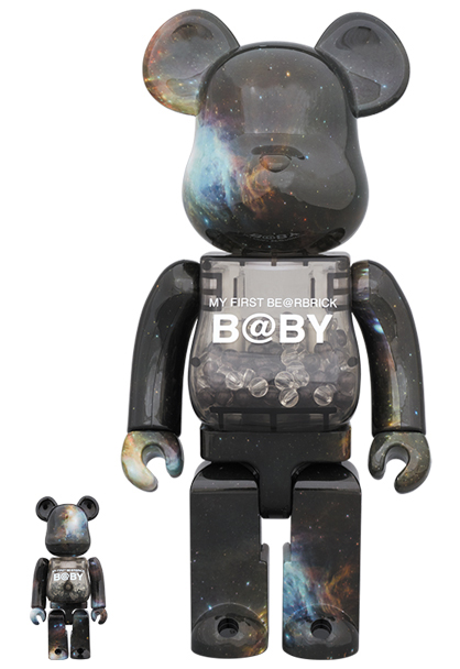 MEDICOM TOY - MY FIRST BE@RBRICK B@BY SPACE Ver.100％&400％