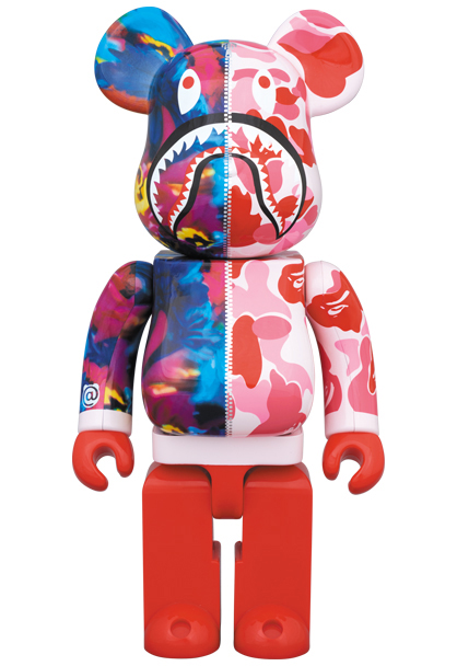 MEDICOM TOY - BE@RBRICK BAPE(R) × M / mika ninagawa SHARK 100％ & 400％