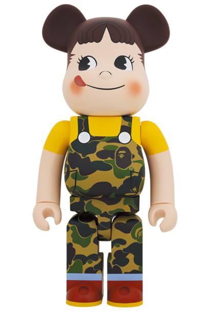 ベアブリック BE@RBRICK  BAPE × ペコちゃん 1000%