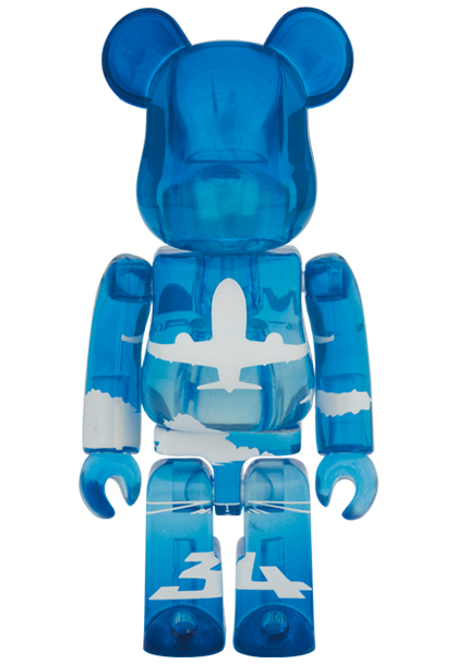 MEDICOM TOY - 〈ANAオリジナル〉BE@RBRICK for ANA ANAブルースカイ 100％ & 400％