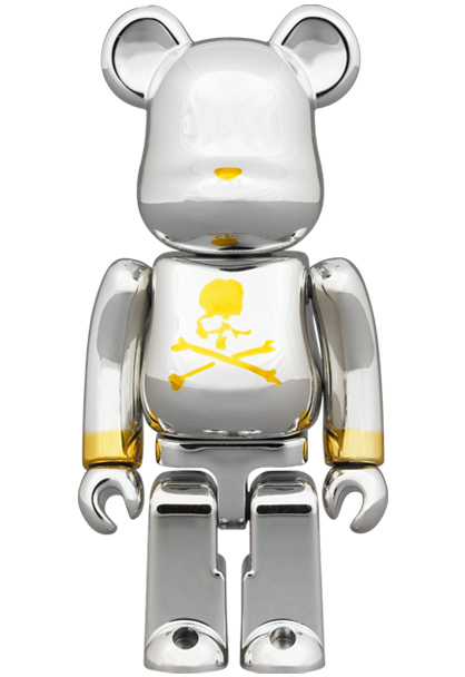 MEDICOM TOY - BE@RBRICK mastermind JAPAN SILVER 100％ & 400％