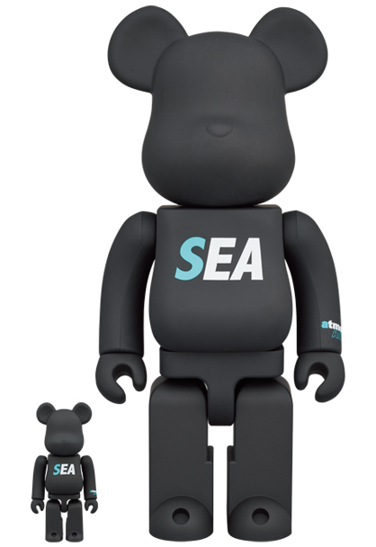 BE@RBRICK atmos × WIND AND SEA 100％ & 400