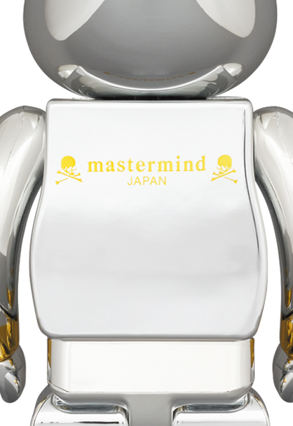 MEDICOM TOY - BE@RBRICK mastermind JAPAN SILVER 100％ & 400％