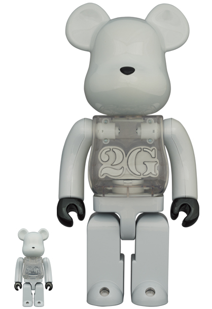 BE@RBRICK B@BY BLACK&WHITE CHROME100&400