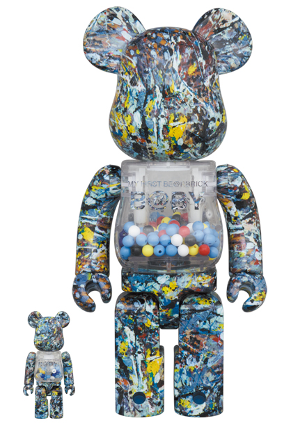 MY FIRST BE@RBRICK Jackson Pollock 1000%