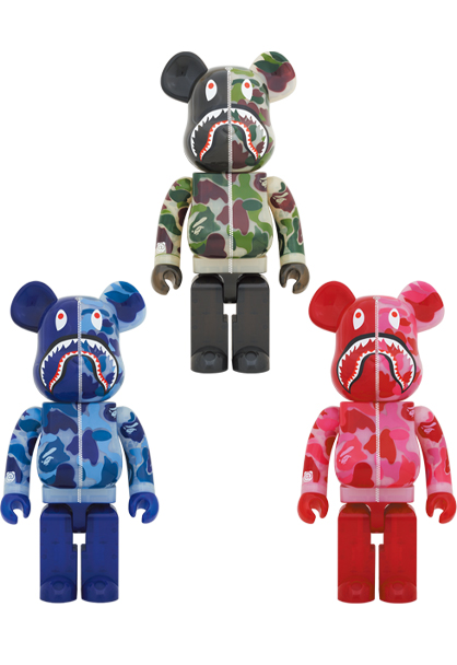 ★CLEAR ABC CAMO SHARKBE@RBRICK100%&400% - その他