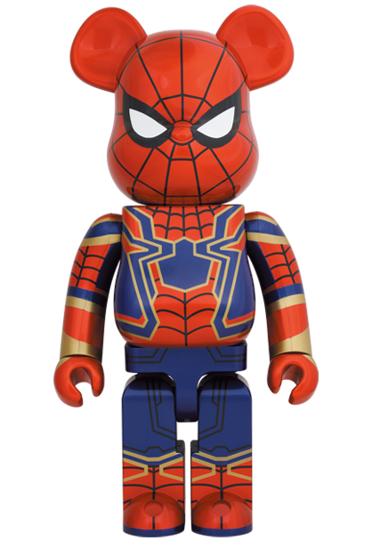 ◎3体セット◎BE@RBRICK DEAD POOL & IRON SPIDER