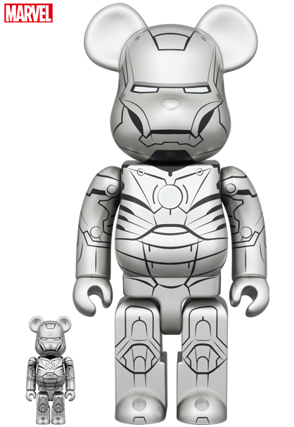 BE@RBRICK IRON MAN MARK II 100％ \u0026 400％ | hartwellspremium.com