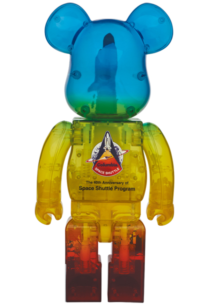 MEDICOM TOY - SPACE SHUTTLE BE@RBRICK LAUNCH Ver. 100％ & 400％