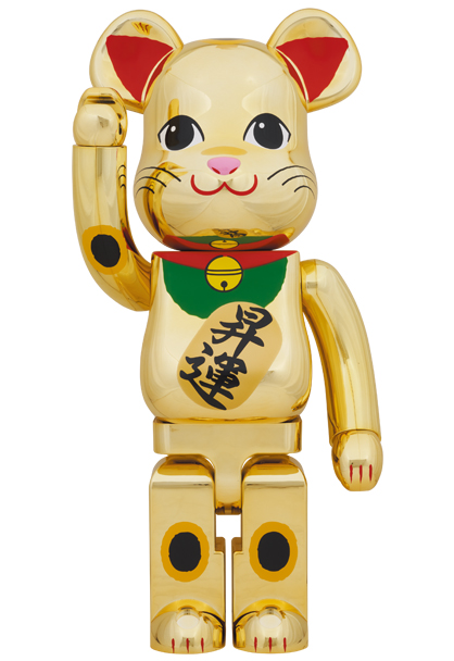 日本最大の BE@RBRICK ベアブリック 招き猫 梅金メッキ 1000 