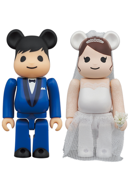 BE@RBRICK グリーティング結婚 4 PLUS 400％&100%セット