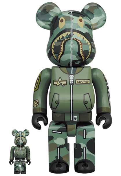 be@rbrick bape alpha 100% & 400%