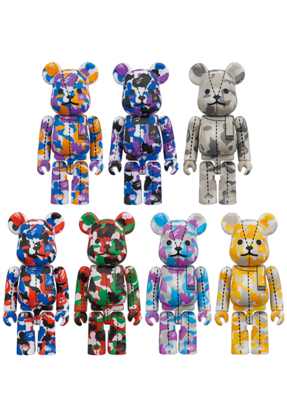 MEDICOM TOY - A BATHING APE(R) 28TH ANNIVERSARY BE@RBRICK BAPE CAMO #2