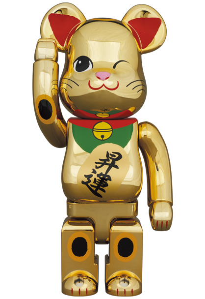 BE@RBRICK 招き猫 金メッキ 昇運 弐 400％ carroceriasbuscars.com