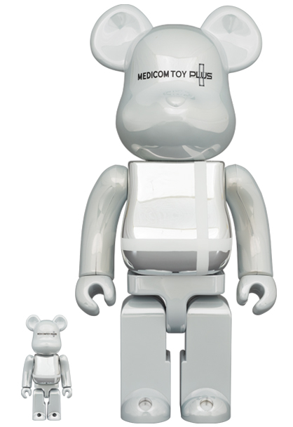 MEDICOM TOY - BE@RBRICK MEDICOM TOY PLUS WHITE CHROME Ver. 100 ...