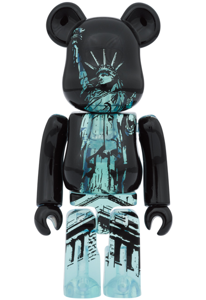 MEDICOM TOY - Statue of Liberty BE@RBRICK 100％ & 400％