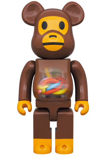 BE@RBRICK BABY MILO AND BANANA 100% 400%