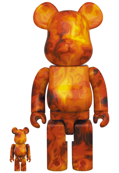 MEDICOM TOY - BE@RBRICK SSUR FIRE 100％ & 400％