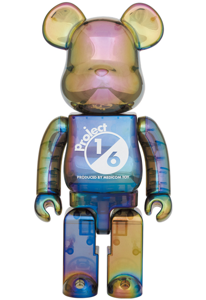 MEDICOM TOY - BE@RBRICK project 1/6 100％ & 400％ CLEAR CHROME Ver