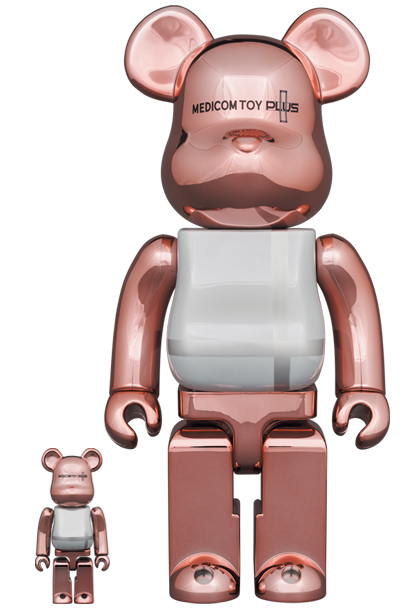 BE@RBRICK MEDICOM TOY PLUS PINK GOLD