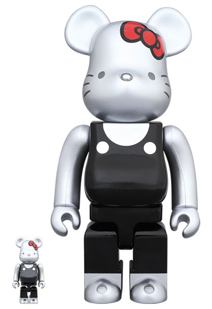 HELLO KITTY × atmos BE@RBRICK 100%(ベアブリック・アトモス・ハローキティ・サンリオ・メディコムトイ