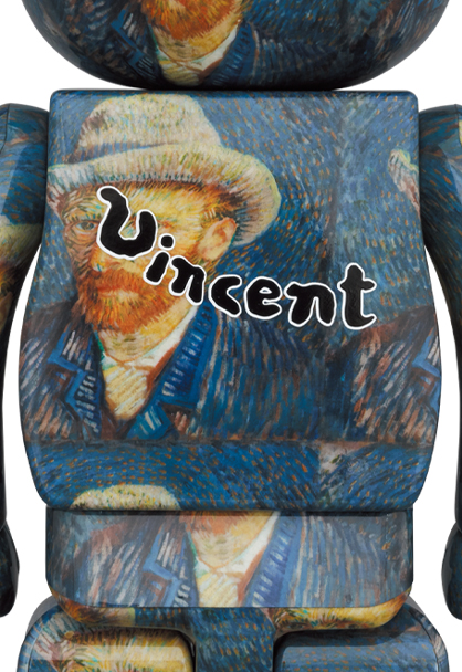 MEDICOM TOY - BE@RBRICK「Van Gogh Museum」Self-Portrait with Grey 