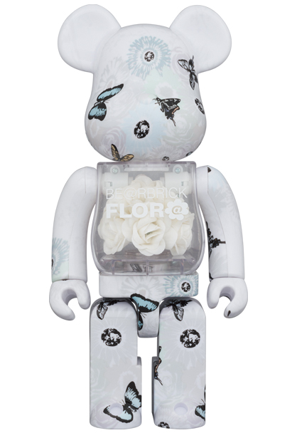 MEDICOM TOY - BE@RBRICK FLOR@ #2 White 400％