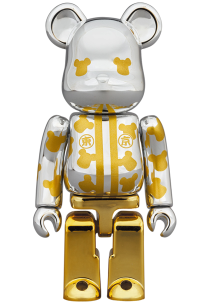 BE@RBRICK はっぴ 東京 金メッキ 100%&400% - キャラクターグッズ