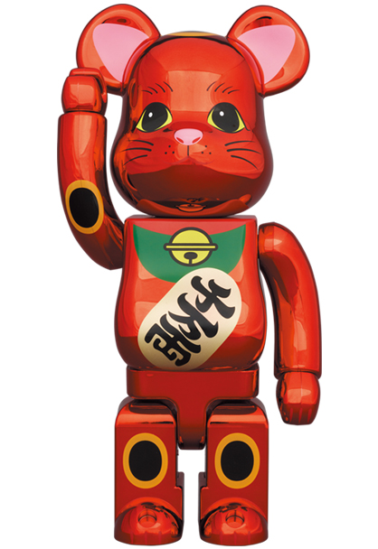 ベアブリックBE@RBRICK 招き猫 梅透明 100%&400% - clubloscaimos.com